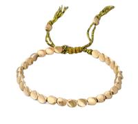 Bracelet tibétain fait à la main en perles de cuivre pour homme et femme, bracelet bouddhiste porte-bonheur fait à la main, joli fil de coton tressé, corde porte-bonheur excellente création, X-Large,