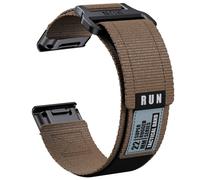 Bracelet Tissé en Nylon pour Garmin Fenix 8 Brown 22 mm