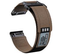 INF 1 bracelet en nylon couleur militaire - Compatible avec Garmin Fenix 8 26 mm - Bracelet de montre de sport