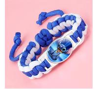 Bracelet tissé Stitch bleu--Lilo et Stitch