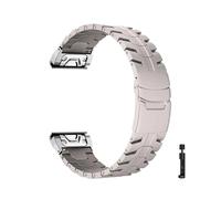 Bracelet titane à ajustement rapide 22 26mm Pour Garmin Fenix 8 47 51mm 7 7X 6 6X Pro 5 5X Plus Tactix7 Enduro 3 Bracelet acier inoxydable Accessoires(TitaniumC,26MM_-STAINLESS)