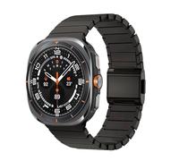 Bracelet titane auto-ajustable fit for Samsung Watch 7 Ultra 47mm(Gun grey)