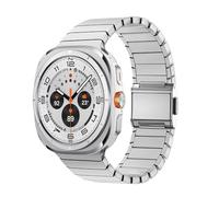 Bracelet titane auto-ajustable fit for Samsung Watch 7 Ultra 47mm(Silver)