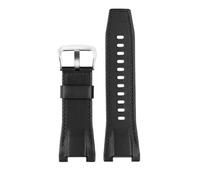 Bracelet toile cuir homme 26 * 13mm concave remplacement pour Casio GST-S130/S110/S120/B100/W300