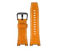 Bracelet toile cuir homme 26 * 13mm concave remplacement pour Casio GST-S130/S110/S120/B100/W300