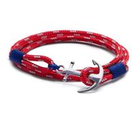 Bracelet - Tom Hope - Arctic 3 - Argent sterling - Bleu marine et rouge - Mixte
