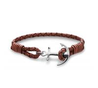 Tom Hope S0338254 Bracelet unisexe Tm022, blanc, 18 cm, 18 cm, Métaux non précieux, Pas de gemme