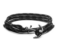 Bracelet - TOM HOPE - TM0131 - Triple tour - Argent sterling - Noir - Taille S