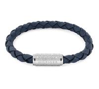 Bracelet - Tommy Hilfiger - 2790480 - Acier - Cuir - Bleu