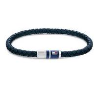 Tommy Hilfiger Jewelry Bracelet en Cuir Tressé pour Homme Couleur Bleue - 2790294