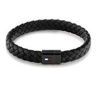 Tommy Hilfiger Jewelry Bracelet en Cuir Tressé pour Homme Couleur Noire - 2790331