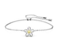 Bracelet Tough, Fleur, Blanc, Finition mix de métal OS