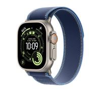 Bracelet APPLE 49 mm M/L Trail bleu/bleu vif naturel