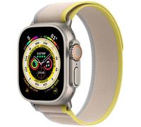 Bracelet Trail Loop pour Apple Watch Series 1 t/m 11 / SE / Ultra (44/45/46/49 mm) - Taille M/L - Jaune / Beige