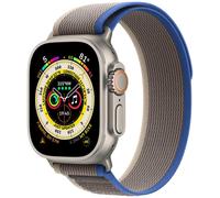 Bracelet Trail Loop pour Apple Watch Series 1 t/m 11 / SE / Ultra (44/45/46/49 mm) - Taille S/M - Blue / Grey