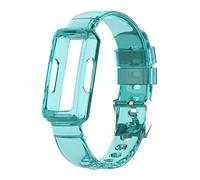 Bracelet transparent compatible avec montre intelligente Fitbit-Ace 3/Ace 2/Inspire/Inspire HR/Inspire 2 Bracelet de montre de rechange en silicone pour homme et femme Bracelet sans fil résistant aux