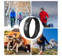 Bracelet Traqueur d'Activité Physique - Bracelet Intelligent Traqueur de Fitness Podomètre,Compteur de Pas avec Alarme Vibrante pour Hommes et Femmes Calories Sports Course