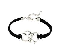 Bracelet tressé en forme de cœur fait à la main avec pendentif en forme de bijoux pour femme créatif et utile Lovely And Professional