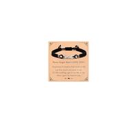 Bracelet Tressé Initiales, Bracelet Infini Tressé, Bracelet Tressé 26 Initiales, Bracelet Tissé à L'Infini Fait Main, Bracelet Infini D'Initiales Tressé RéGlable pour Femmes Hommes (Noir-Q)