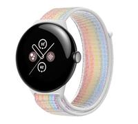 Bracelet tressé pour Google Pixel Watch 4 45 mm - Bracelet de rechange élastique souple en nylon - Boucle sport pour Google Pixel Watch 4 45 mm, Eine Grösse, Nylon, 0