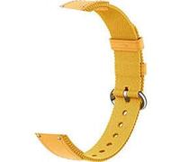 Bracelet tressé Xiaomi pour bracelet d'activité Mi Smart Band 8 - En nylon et cuir - Couleur jaune