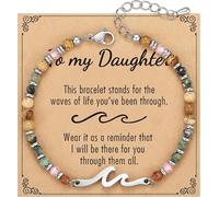 Bracelet unique coloré pour fille, cadeau d'anniversaire sincère de la part de maman, papa, bijoux inspirants pour adolescentes, confirmation et cadeau de Pâques