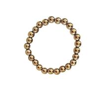 Bracelet unisexe en perles de pierre précieuse naturelle de 8 mm pour la guérison, la méditation et l'abondance - Bracelet réglable - Protection ronde et lisse - Mise à la terre et force, Free Size