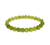 Bracelet unisexe en perles de pierre précieuse naturelle de 8 mm pour la guérison, la méditation et l'abondance - Bracelet réglable - Protection ronde et lisse - Mise à la terre et force, Free Size