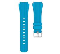 Bracelet universel 20 mm Amazfit Bip/GTS/Bip Lite/Huawei/Samsung/Cool Oslo Caoutchouc Celeste