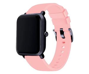 Bracelet universel Amazfit Bip/GTS/Bip Lite/Huawei/Samsung/Cool Oslo Caoutchouc Rose 20 mm