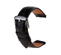 Bracelet universel Amazfit GTR/Stratos/Huawei/Samsung/Cool Elite/Sunset Similicuir Noir 22 mm