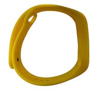 Bracelet universel en silicone iWear pour les modèles de bracelets intelligents - SM6 SM7 SM8 / Xiaomi Mi Band 5 6 7 jaune