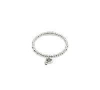 Bracelet Uno de 50 - Collection Expressive Being pour femme, argent 925, noir, taille L, fabriqué en Espagne