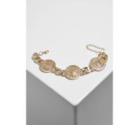 Urban Classics Unisex Big Plate Bracelet gold, L/XL