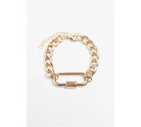 Bracelet Urban Classics Fastener DorÃ© S/M