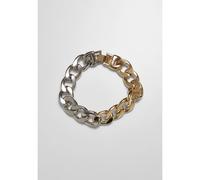 Urban Classics Bracelet lourd bicolore or/argent - S/M