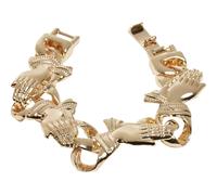 Urban Classics Bracelet 'Pray' or, Taille L/XL