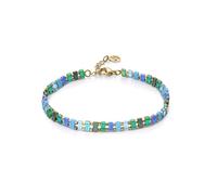 Bracelet Viceroy Acier Doré Et Cristaux Verts Et Bleus 14167P01016