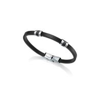 Bracelet - Viceroy Heat 6459P01010 - Cuir noir - Acier - Boucle réglable