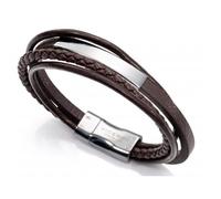Bracelet - VICEROY JEWELS - Mod. FASHION 6368P09011 - Acier inoxydable - Cuir - Mixte