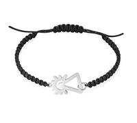 Bracelet Vierge du Carmen, Vierge du Pilar ou Rocío - Femme ou Homme - Macramé Réglable - Acier Inoxydable Hypoallergénique - Bijou Religieux Fabriqué en Espagne - Cadeau Foi et Protection, taille