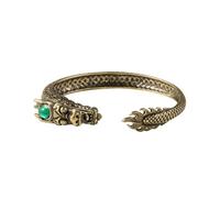 Bracelet vintage inspiré du dragon et du cuivre avec motifs élégants pour offrir des pierres précieuses, taille unique, Comme décrit