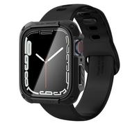 Spigen Tough Armor 360 Coque avec Protection Ecran Compatible avec Apple Watch Série 9 8 7 45mm - Noir