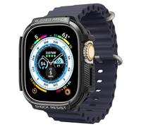 Bracelet Watch Ultra - 49 mm, Watch Ultra 3 - 49 mm, Watch Ultra 2 - 49 mm Spigen Spigen Rugged Armor Case smartwatch Noir Noir