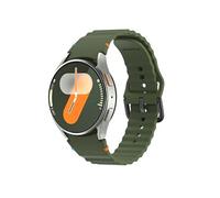 imoshion Bracelet Wave en silicone pour Samsung Galaxy Watch 4 / 5 / 6 / 7 / FE (20 mm) - Vert foncé