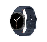 imoshion Bracelet Wave en silicone pour Samsung Galaxy Watch 8 (40/44mm) / Classic (46mm) - Bleu foncé