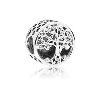 Bracelet XDBJ1 Romntico Amor Roots Family Charm Arbre de Vie Rose Or Perles Argent Essence s Pandora adaptent