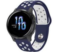 imoshion Bandeau sportif en silicone - Connecteur universel 22 mm - Bleu / Blanc
