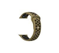 Bracelet Zeblaze GTR3 Pro avec trous, silicone bicolore, vert foncé | Couleur: Rouge Rouge