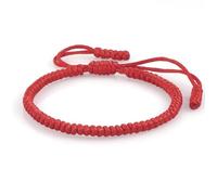 Bracelet - ZENSE - Style Tibétain tressé ajustable - ZB0365 - Homme/Rouge
